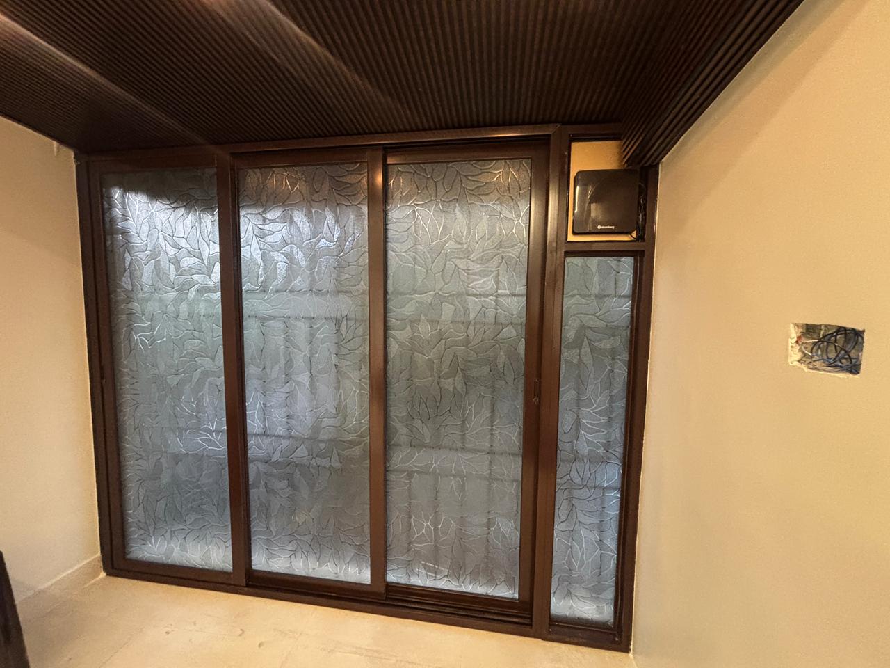 Contemporary aluminium and glass facade